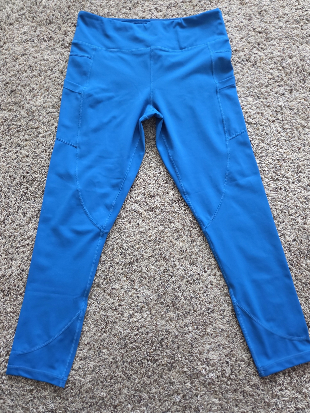 ZYIA Blue Leggings with Side Pockets
